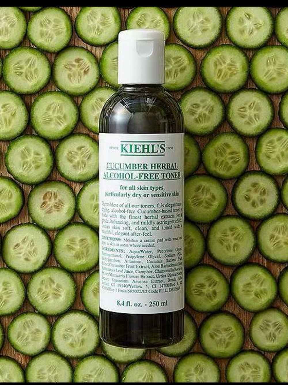 Kiehl’s Cucumber Herbal Alcohol Free Toner